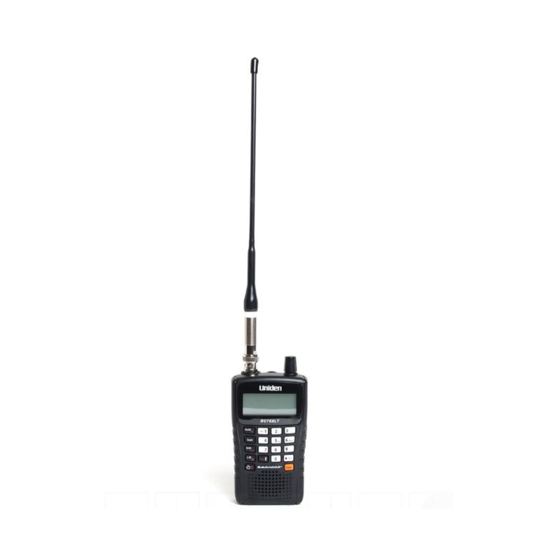 Scanner Antenna for Portable Hand-Held Police Fire EMS & Nascar. Hi-Performance, Long Range for UHF & VHF with BNC by RFMAX