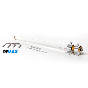 Mast or Pole Mount Omni Antenna Diameter 1.125 to 1.375 inches.  Mast or Pole Diameter 1.5 to 2.5 inches