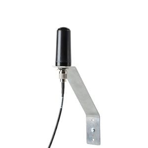 Aluminum Mounting Bracket for Antennas with N-Female Permanent Mount - 5/8 inch
