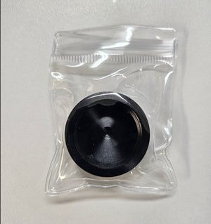 NMO Rain Cap, Pack of FIFTY (50) Black Metallic