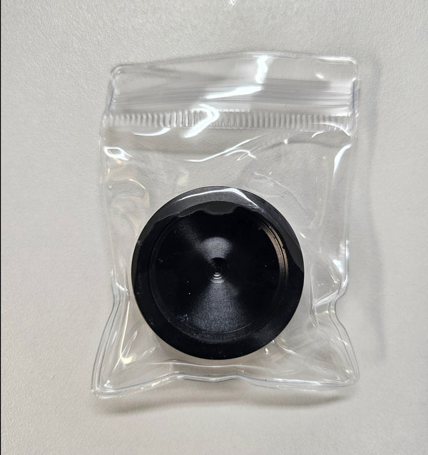 NMO Rain Cap, Pack of FIFTY (50) Black Metallic