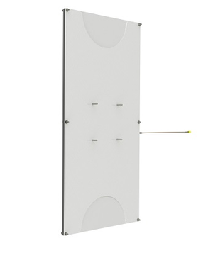RFID Antenna Mounting Plate for mounting on Mast and Wall