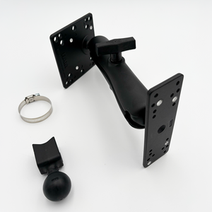 Fully Articulating Wall or Mast Mount for 2 or 4 Stud RFID Panel Antennas
