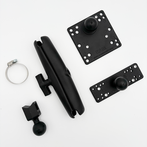 Fully Articulating Wall or Mast Mount for 2 or 4 Stud RFID Panel Antennas