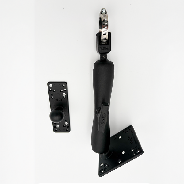 Fully Articulating Wall or Mast Mount for 2 or 4 Stud RFID Panel Antennas