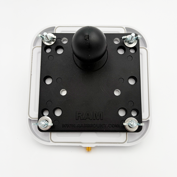 Fully Articulating Wall or Mast Mount for 2 or 4 Stud RFID Panel Antennas