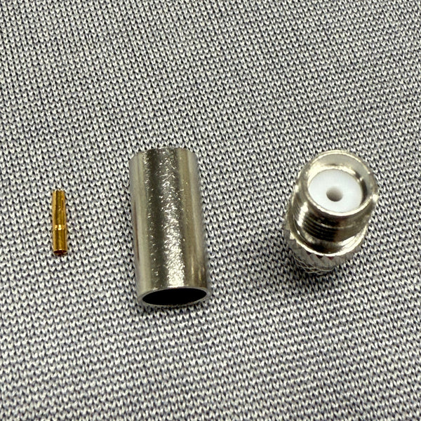 Crimp Connectors for LMR195 type, RG-58/U, RG-58A/U and any equivalent cable
