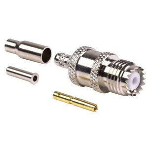 Crimp Connectors for LMR100, RG-174 and equivalent Cable