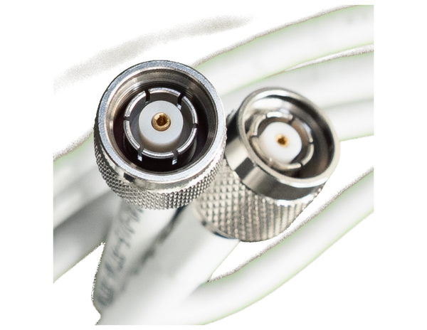 240 White Type Low loss Cable Assembly with Reverse Polarity TNC-Male and Reverse Polarity TNC-Male Connectors