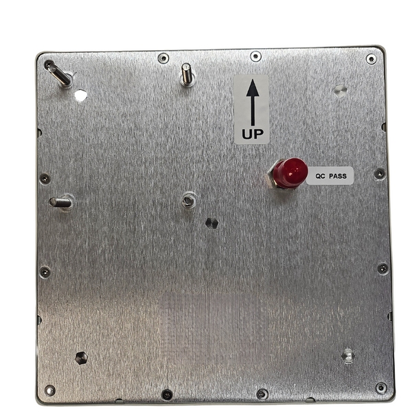 7x7 inch RFID Antenna 902-928 MHz FCC, IP-67, Circularly Polarized, RP TNC Female connector