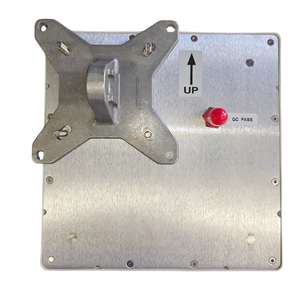 7x7 inch RFID Antenna 902-928 MHz FCC, IP-67, Circularly Polarized, RP TNC Female connector