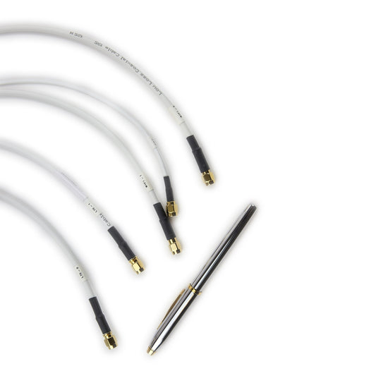 2x 5G-FR1/4G LTE leads, 2 foot LMR-100 cable with SMA Plug 2x WiFi leads, 2 foot LMR-100 with RP SMA 1x GPS with 2 feet LMR-100 SMA Plug | RBDM-G55WW-2-SSSRR-W
