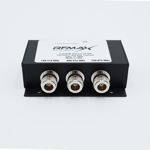 Wideband Triplexer for VHF/UHF/7-800 MHz