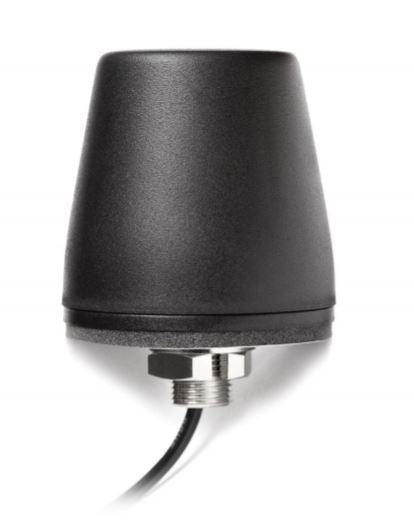 Mini Short Glass antenna, 900 MHz band, 1.5 Ft Type 100 cable with SMA Male connector