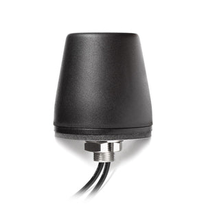 2-in-1 Mini Shot Glass Antenna, 1x 5GNR & 1x GNSS, 10 Feet LL-100 cable with SMA Male Connectors