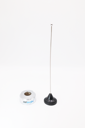150-160 MHz VHF Chrome 1/4 Quarter Wave Whip Antenna Unity gain