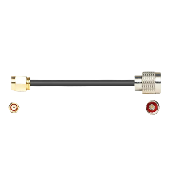 195 Type Cable - RPSMA-Male to Standard N-Male - 3 Foot