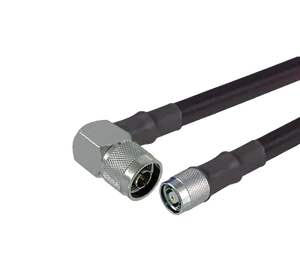 240 Type Low loss Cable Assembly with Reverse Polarity TNC-Male and N-Male Right Angle Connectors