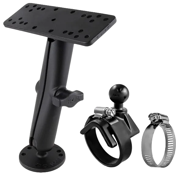 Fully Articulating Wall or Mast Mount for 2 or 4 Stud RFID Panel Antennas
