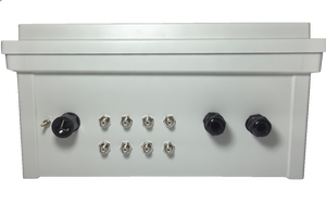 20x16x8 inch Prewired Weatherproof Enclosure for RFID Readers, White