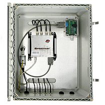 20x16x8 inch Prewired Weatherproof Enclosure for RFID Readers, White