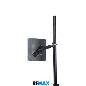 Fully Articulating Wall or Mast Mount for 2 or 4 Stud RFID Panel Antennas