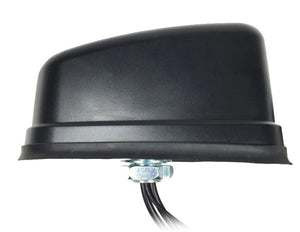 Legacy Multi Element Antenna for Vehicles, MiMo 4G + WiFi + GNSS, White/Black, 17 Ft Cable