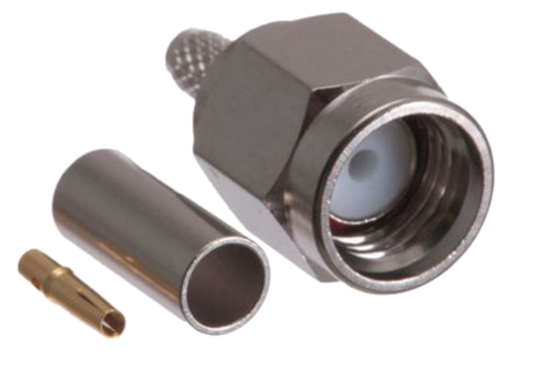 Crimp Connectors for LMR195 type, RG-58/U, RG-58A/U and any equivalent cable