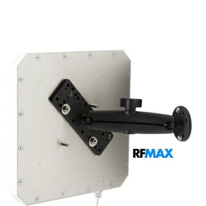 Fully Articulating Wall or Mast Mount for 2 or 4 Stud RFID Panel Antennas