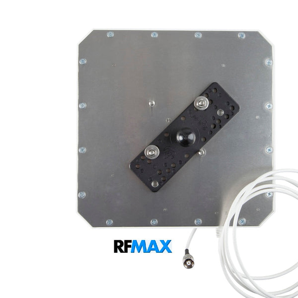 Fully Articulating Wall or Mast Mount for 2 or 4 Stud RFID Panel Antennas