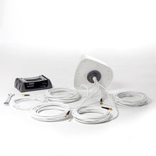 Antenna for Cradlepoint IBR900 IBR1100 & Sierra Wireless GX450. White 5-in-1 Roof Mount with GPS + MiMo LTE + MiMo WiFi