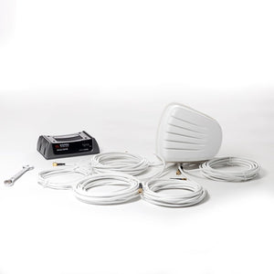 Antenna for Cradlepoint IBR900 IBR1100 & Sierra Wireless GX450. White 5-in-1 Roof Mount with GPS + MiMo LTE + MiMo WiFi
