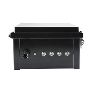 Black 12x10x6 inch NEMA 4 RFID Reader Enclosure for Impinj Zebra Alien ThingMagic