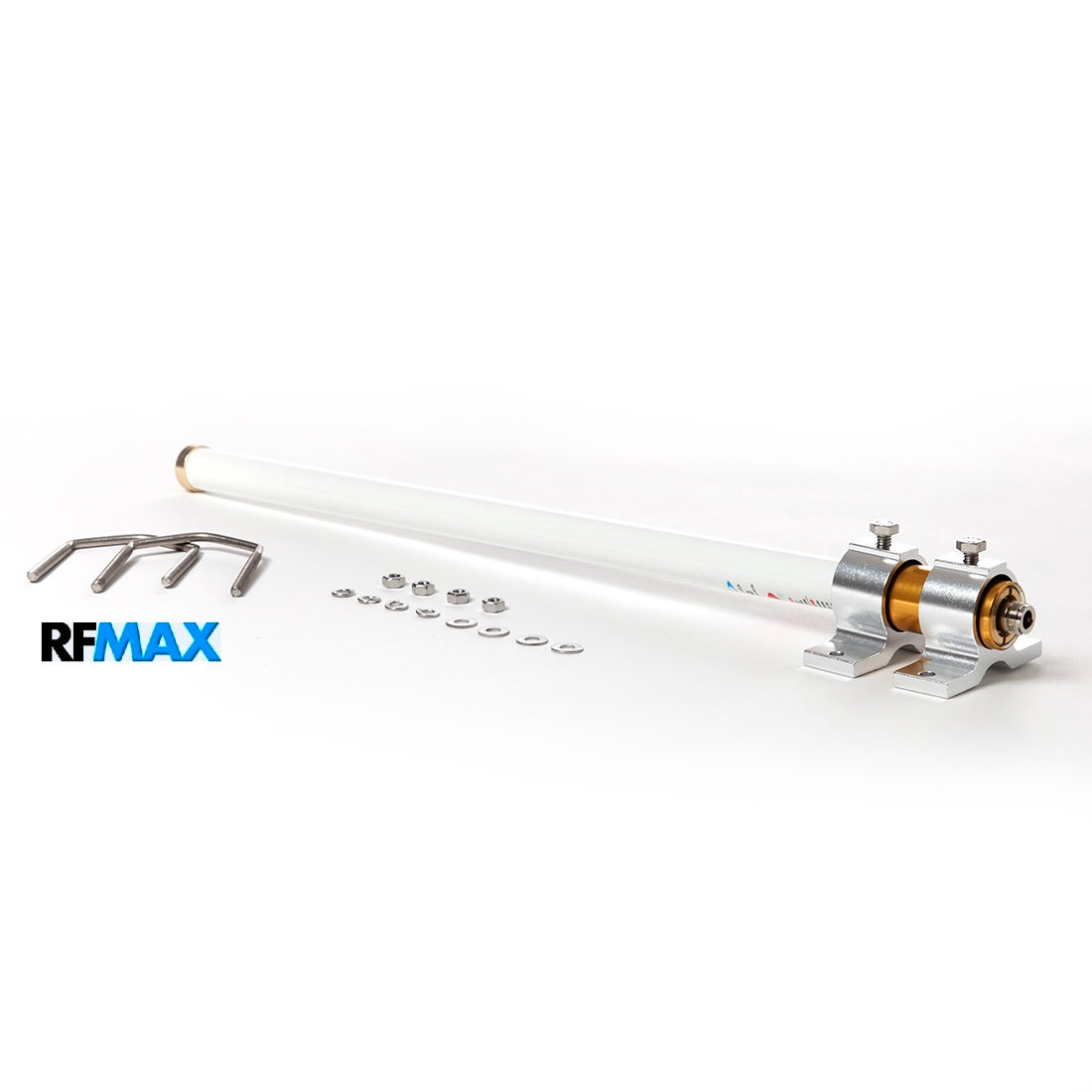 25 Inch Outdoor 900mhz Fiberglass Base Station Omni Antenna With Fixed N-Female Connector and Bracket Mounts Included