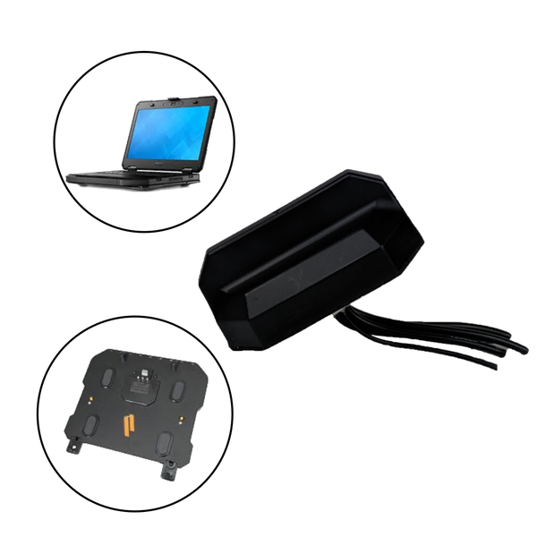 Triple Pass Antenna for Dell Latitude MDT and Gamber Johnson or Havis Docking Stations