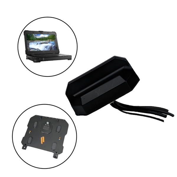 Triple Pass Antenna for Dell Latitude MDT and Gamber Johnson or Havis Docking Stations