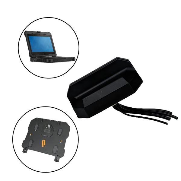 Triple Pass Antenna for Dell Latitude MDT and Gamber Johnson or Havis Docking Stations