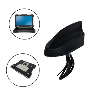 Thin Sharkfin Antenna for Dell Latitude Mobile Docking Computers/Tablets and Gamber Johnson/Havis Docking Stations