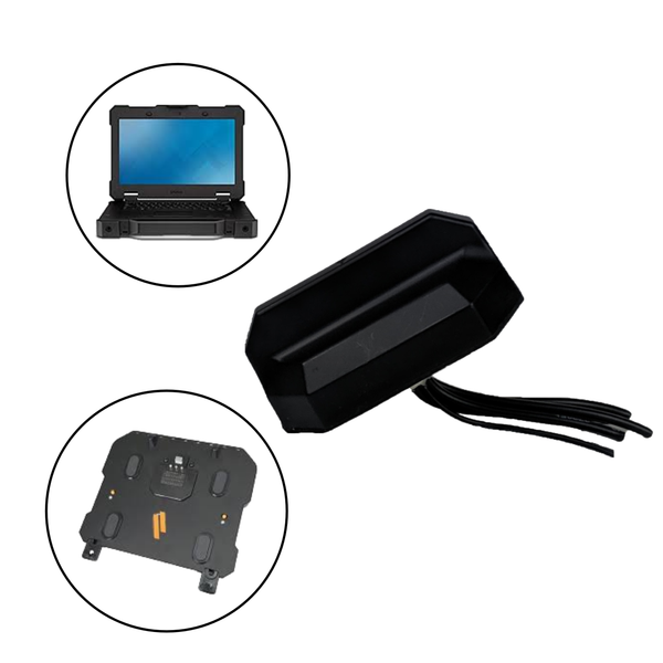 Triple Pass Antenna for Dell Latitude MDT and Gamber Johnson or Havis Docking Stations