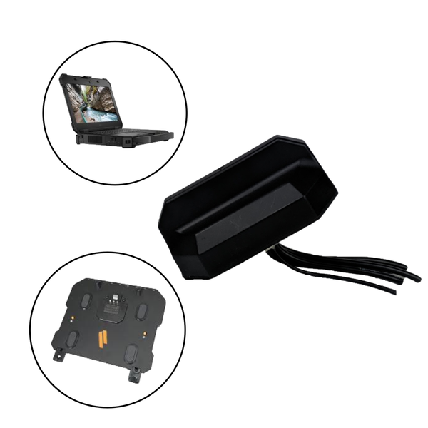 Triple Pass Antenna for Dell Latitude MDT and Gamber Johnson or Havis Docking Stations