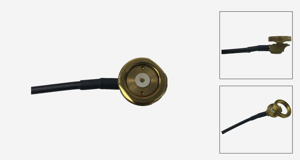3/4 Thru-Hole NMO Mount- upto 0.1 inch thick roof
