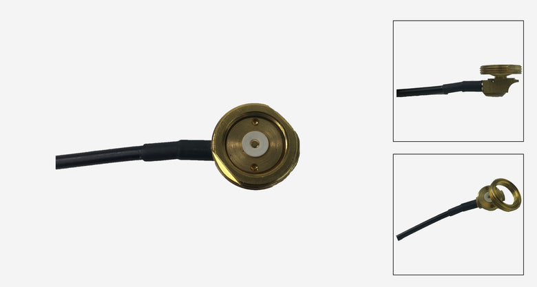 3/4 Thru-Hole NMO Mount- upto 0.1 inch thick roof