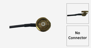 Brass 3/4 Inch Thru-Hole NMO Mount with 17 Ft. RG-58A/U Cable and No Connectors