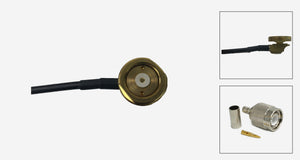 3/4 Thru-Hole NMO Mount- upto 0.1 inch thick roof