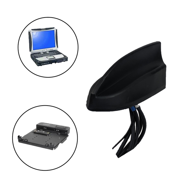 Thin Sharkfin Antenna for Panasonic Toughbook/Toughpad Mobile Docking Computers/Tablets and Gamber Johnson/Havis Docking Stations