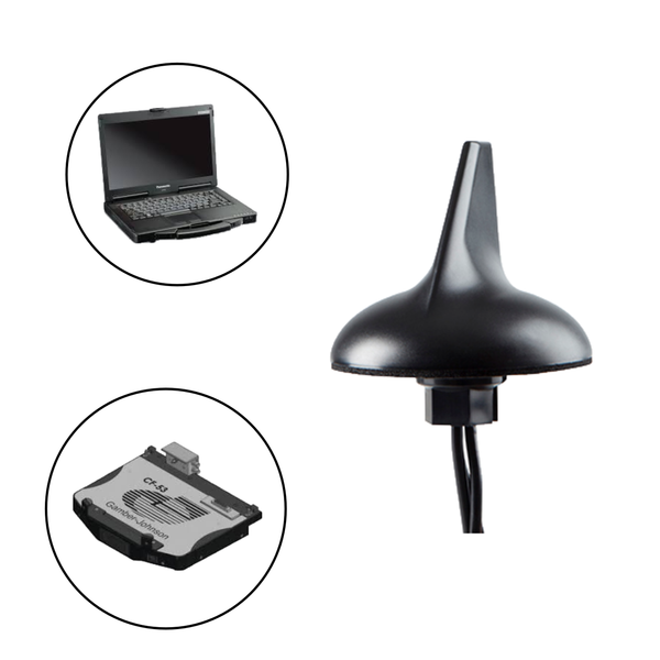 Sharkfin Antenna for Panasonic Toughbook/Toughpad Mobile Docking Computers/Tablets and Gamber Johnson/Havis Docking Stations