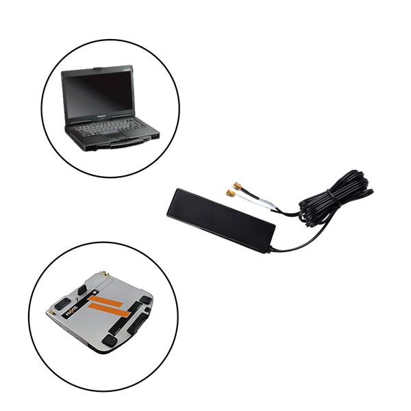 Covert Wedge Antenna for Panasonic Toughbook/Toughpad Mobile Docking Computers/Tablets and Gamber Johnson/Havis Docking Stations