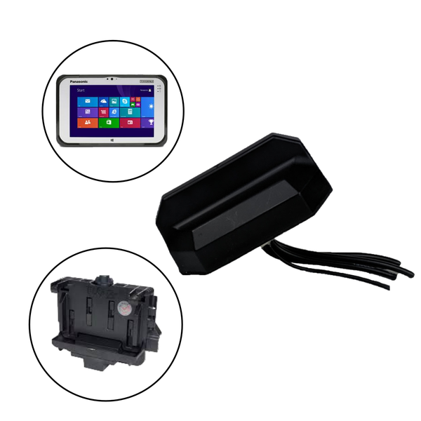 Antenna for Panasonic Toughbook/Toughpad Dual Pass Computers/Tablets with Gamber Johnson or Havis Docking Stations