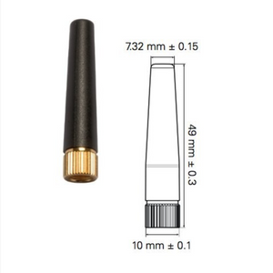 1.9 Inch Pentaband Stubby / Glue stick Antenna 850 / 900 / 1800 / 1900/ 2100 MHz - SMA-Male