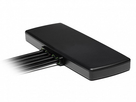 GPS + 2 x 3G/4G/LTE + 2 x Dual WiFi No Drilling - Adhesive Mount Antenna for Dashboard/Windshield. 10 ft Cable.